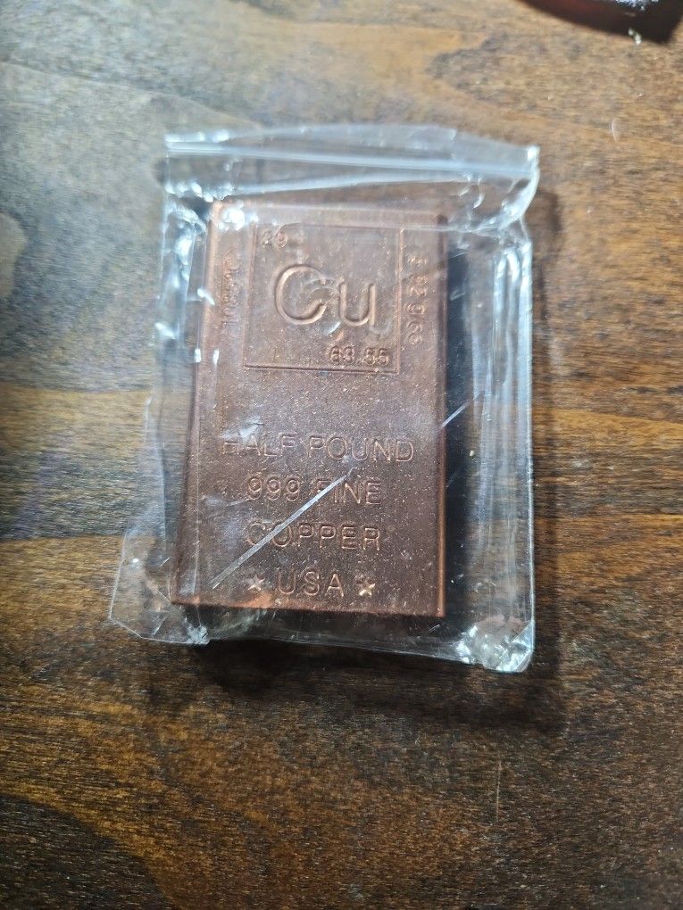 Half pound Copper Bar