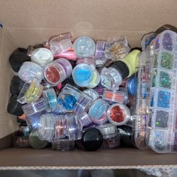 Nail Art Most Unopened. Dip Powder, Glitter, Pigment Powder,