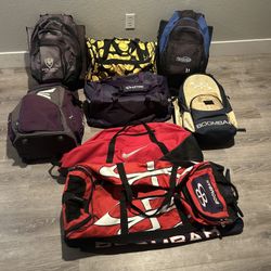 Baseball & Softball Bat & Equipment Bags And Backpacks  - Boombah,Nike,Easton,Demarini; Bownet Big Mouth Also