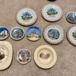 Vintage Disney Decorative Plate Bundle – 11 Plates Total
