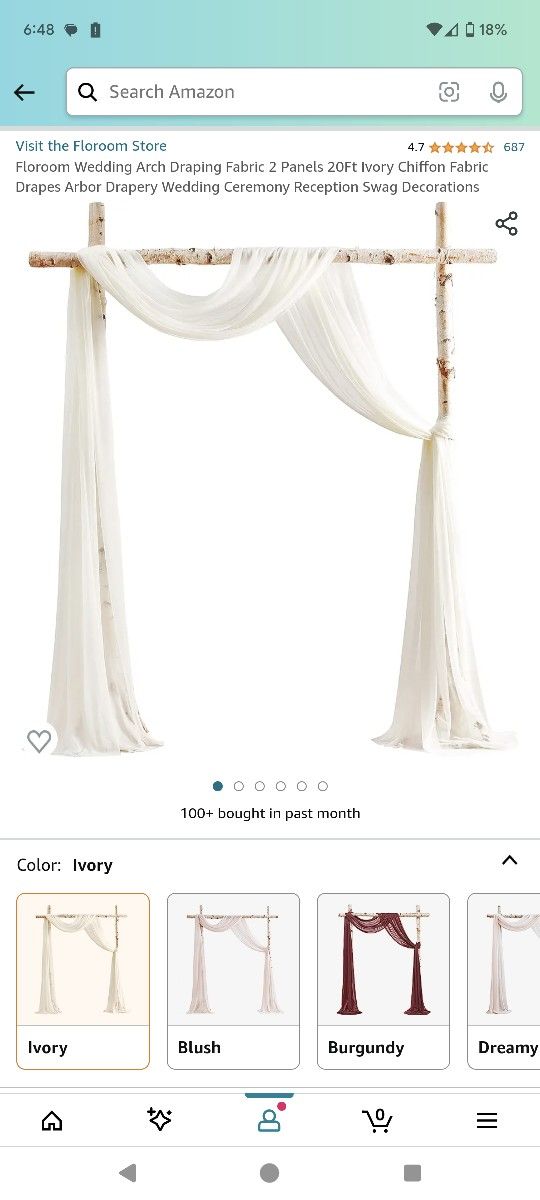 Wedding Arbor Drapes