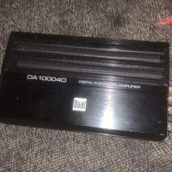 DUAL 1000 WATT 4 CHANNEL CAR AMPLIFIER 