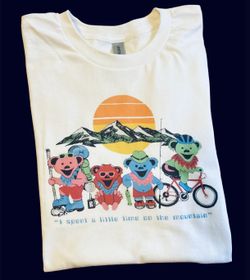 Grateful Dead "I Spent A Little Time On The Mountain" Dancing Bears Custom T