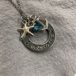 Cute Little I Refuse To Sink Charm And Necklace