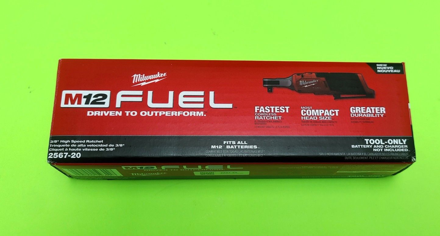 M12 FUEL 12-Volt Lithium-Ion Brushless Cordless High Speed 3/8 in. Ratchet