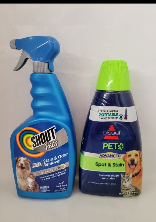 Bissell /Shout Pets Carpet Cleaner Bundle