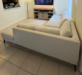 West Elm Andes 2-Piece Bumper Chaise Sectional