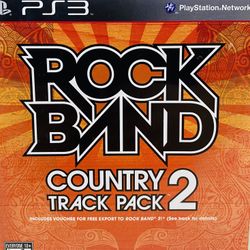 Rock Band: Country Track Pack Vol. 2 (Sony PlayStation 3 PS3) Tested Authentic Complete 