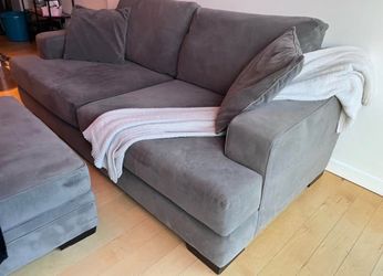 Sofa Set with couch and ottoman (delivery available)