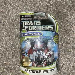 Transformers Dark Of The Moon BATTLE STEEL OPTIMUS PRIME Cyberverse Series 1