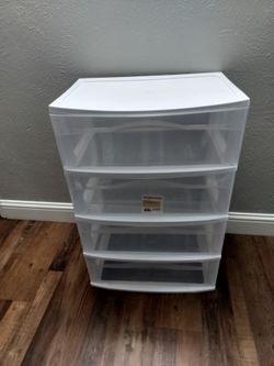 4 drawer plastic organizer