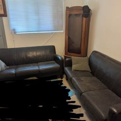 TWO Matching Brown Couches 