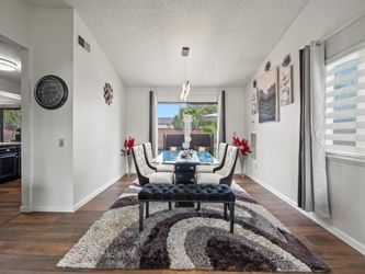 Estate Sale~ Contemporary glass dining room set 