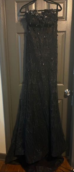Black Prom dress and accessories