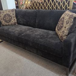 Modern New Dark Brown Sofa