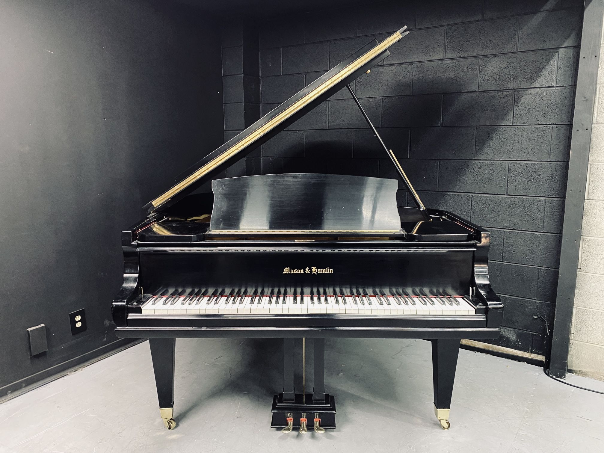 Mason & Hamlin Model A 5'8" Ebony Satin Grand Piano
