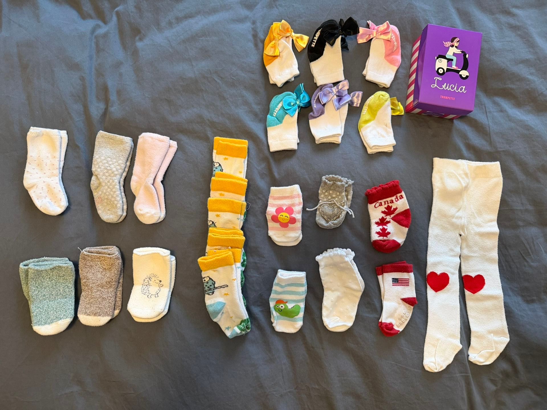 Bundle Of Baby Socks (and Pair Of Stockings)