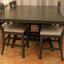 Tristan 9‑Piece Counter-Height Dining Table Set 