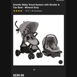 Evenflo Car seat And Stroller 