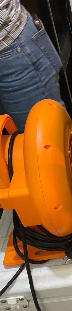 Orange Electric Inflatable Blower Fan