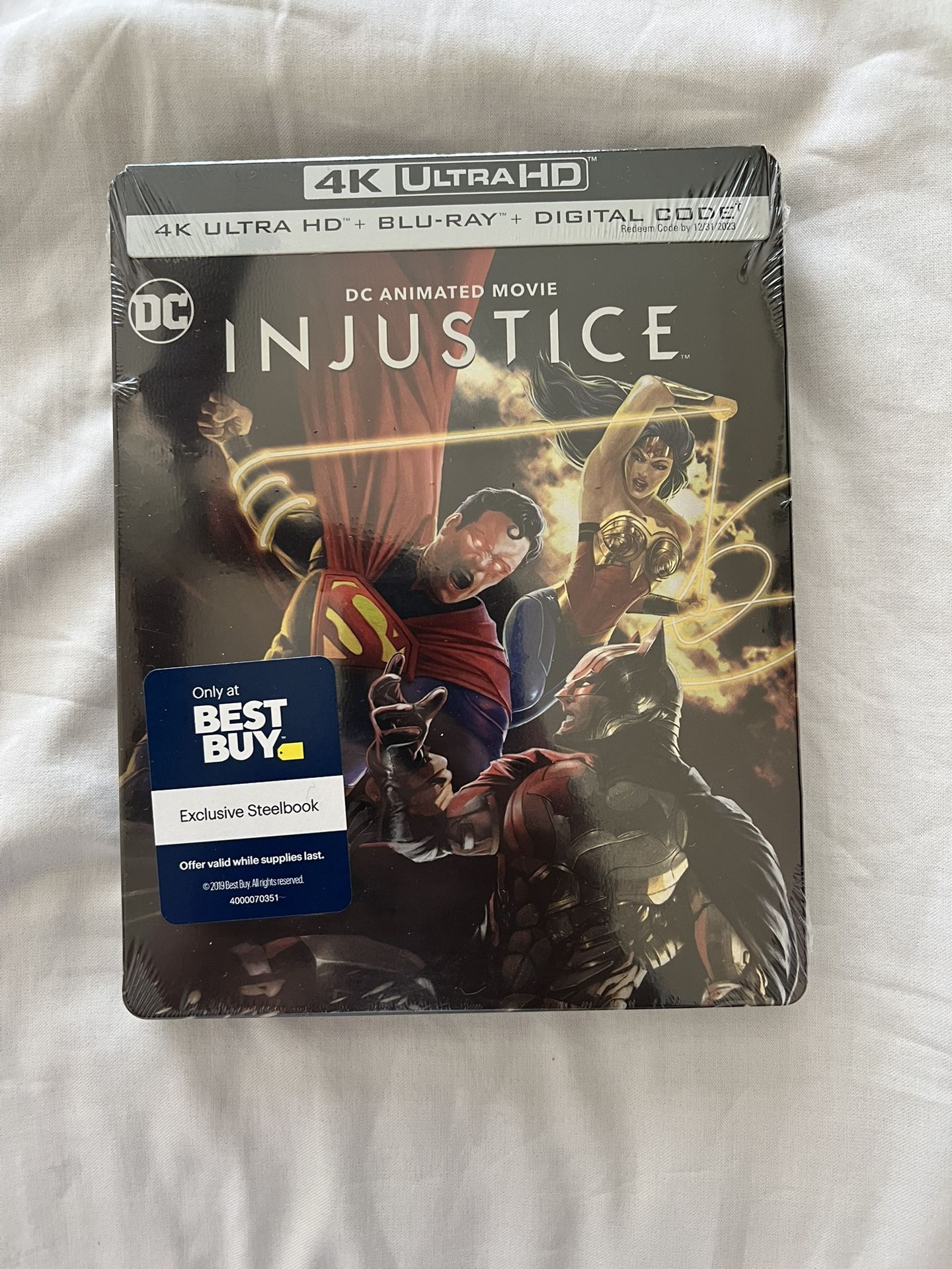 Injustice Animated Movie Steelbook