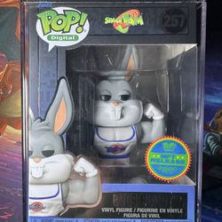 Funko Pop! Digital 257 Bugs Bunny Legendary LE 2000 Space Jam w/Protector