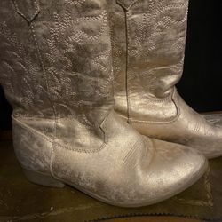 Girls Austin Roper Cowgirl Embroidered Boots Shoes