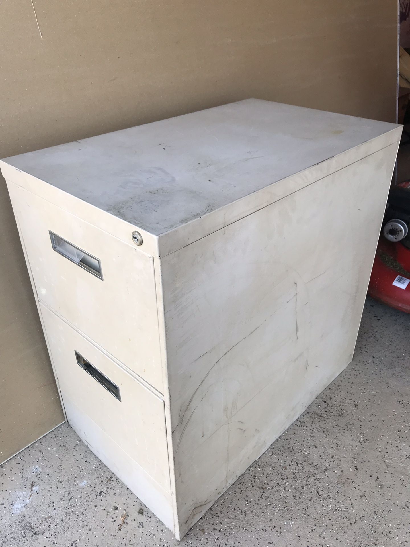 Metal Filing Cabinet, 2 drawer