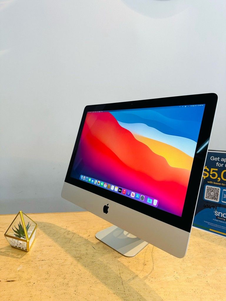  Apple iMac 21” Core i5 Processor/8GB/256GB Desktop  Warranty‼️Finance Now Comes with Office & Final Cut