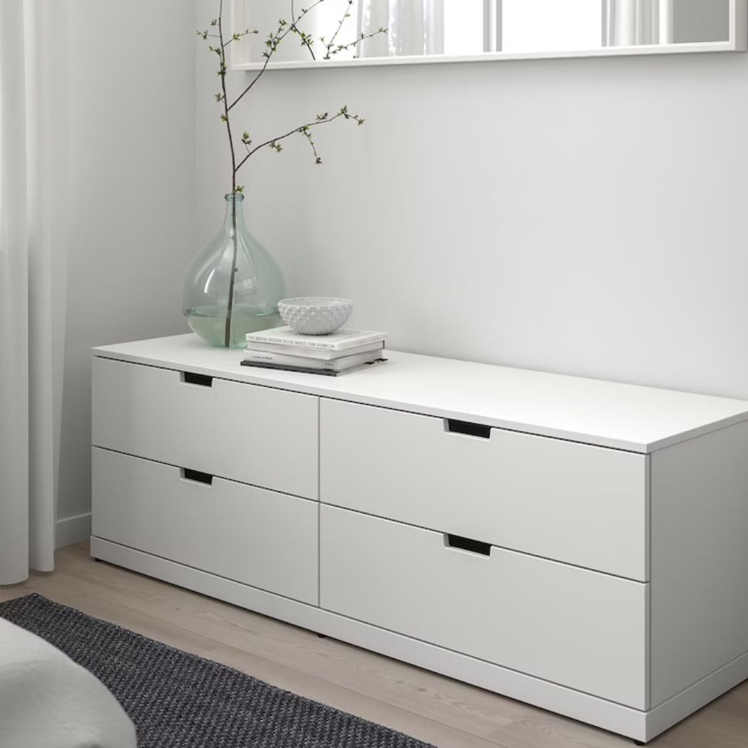 ikea nordli dresser Overlay, Furniture Floral Wood Applique, Living Room Upcycled Furniture Adjustable feet make it possible to compensate for any irregularities in the floor DIY Modern Green Dresser with