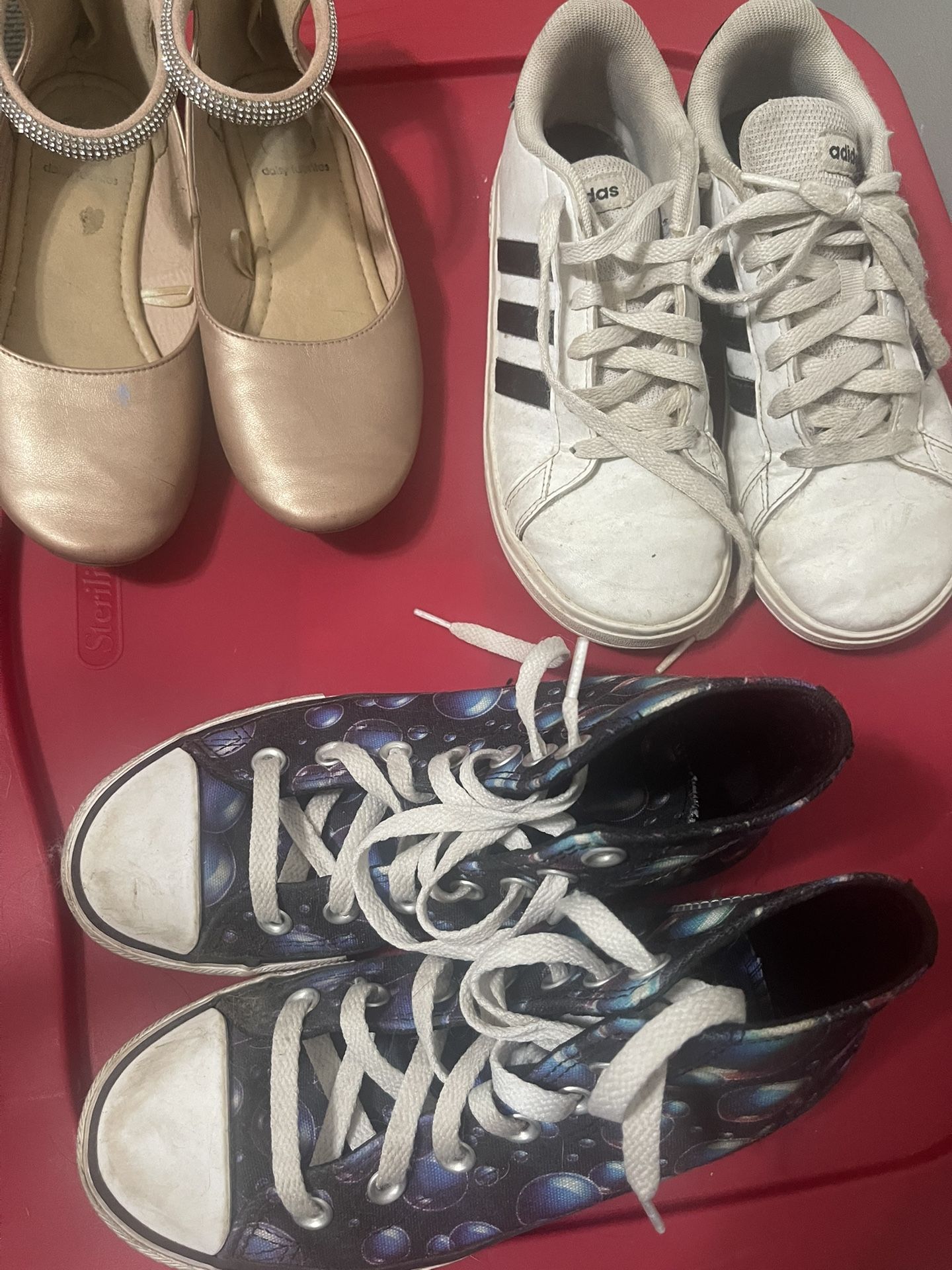 Adidas Converse And Dress Flats Size 3 Shoes