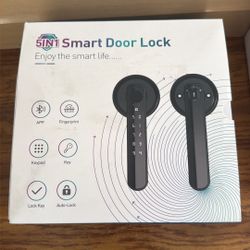 NEW 5-in-1 Smart Door Lock – Fingerprint, Keypad, App, Auto Lock