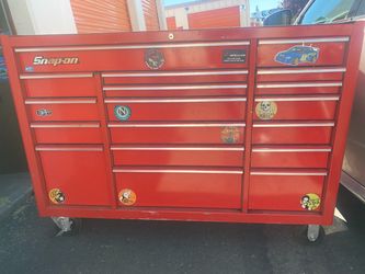 Snap-on 53" 18-Drawer Triple-Bank Roll Cabinet