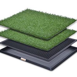 Large Dog Grass Pad with Tray