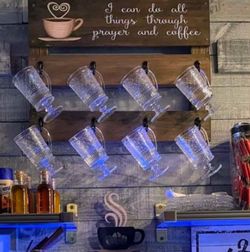 Cup/ Glass rack- Custom
