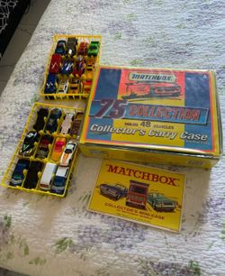 Matchbox 75 Collection Collector's Carry Case Holds 48 Vehicles USED 1996 MIX