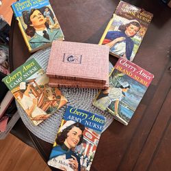 Vintage Cherry Ames Nurse Book Lot of 7- 1940s-50s Helen Wells