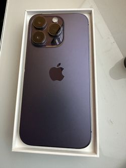 Apple iPhone 14 Pro, 128GB, Deep Purple (Renewed)