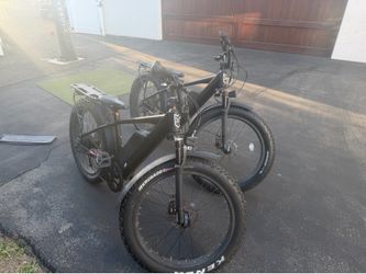 2 electric bikes