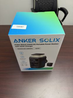 Anker Solix C300X DC Portable Power Station With 100W Charger 90000mAh