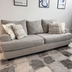 Used Couch | Gray Queen Gel Foam Sleeper