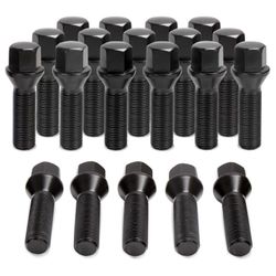 SUCOSO 20pcs M14x1.25 Lug Bolts for 328i I3 335i I8 M2 M3 M4 M5 F80 F10 F30 X2 X4 X6 Mini,45mm Shank Length Tuner Conical Seat Aftermarket Wheel Lug B