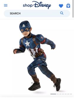 Captain American Kids Size 4