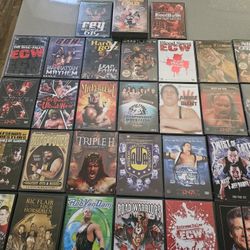31 Pro Wrestling DVDS 