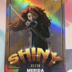 Merida S12 2025 Topps Disney Wonder SHINY Pink Refractor Parallel 5/10 CASE HIT