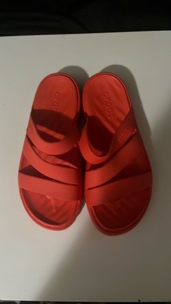Crocs Slide Sandals Red