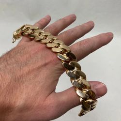 10k Heavy Miami Cuban Link Bracelet