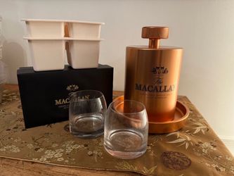 Rare Ultra-Premium 100% Copper The Macallan Whisky Ice Ball Maker Bundle
