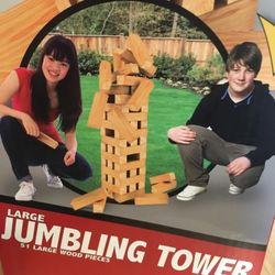 Large Jumble Jenga Wood Set 51PCS Brand New