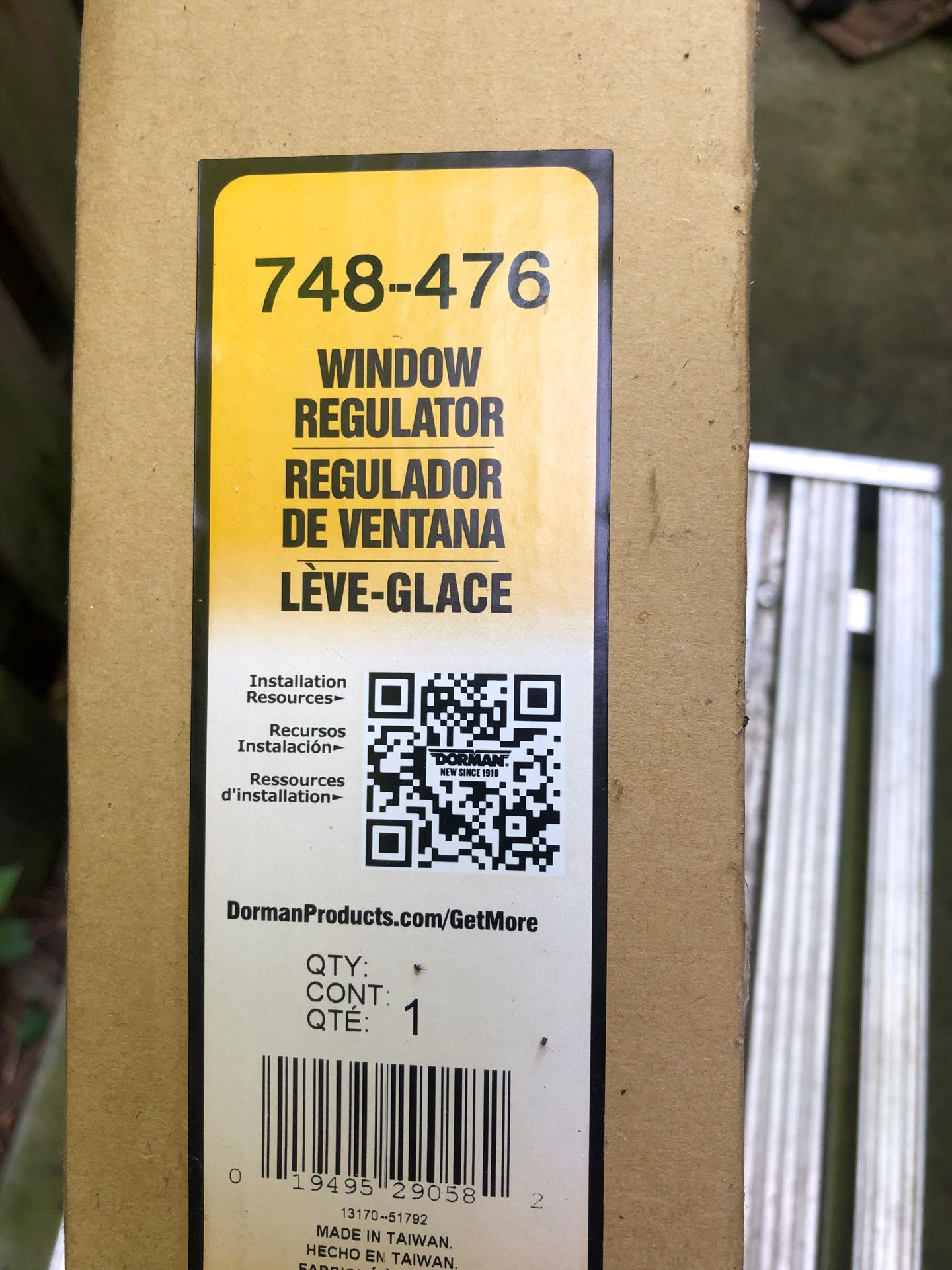 Power window regulator